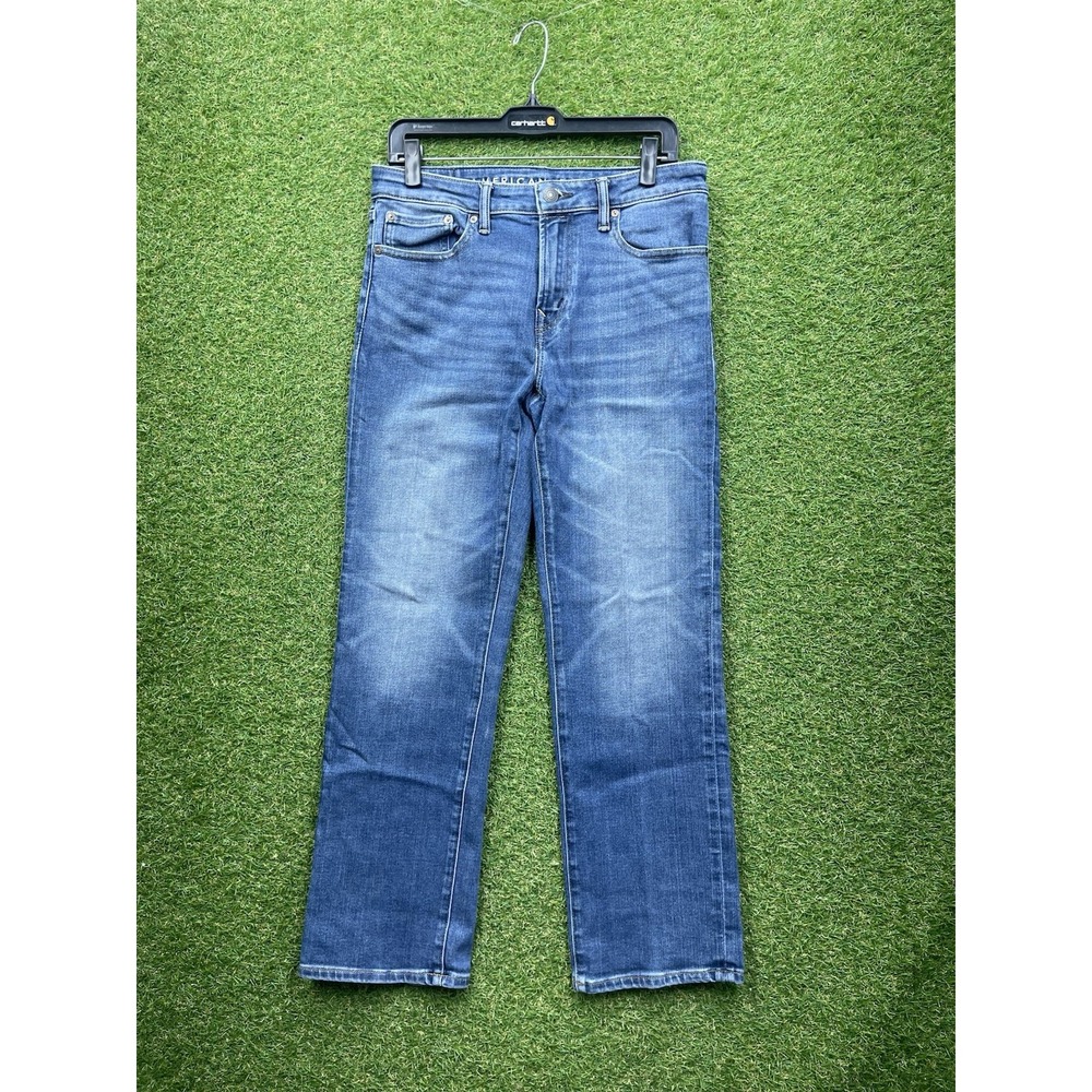 American Eagle Jeans Mens 31x30 Mid Rise Original Bootcut Medium Wash Casual y2k